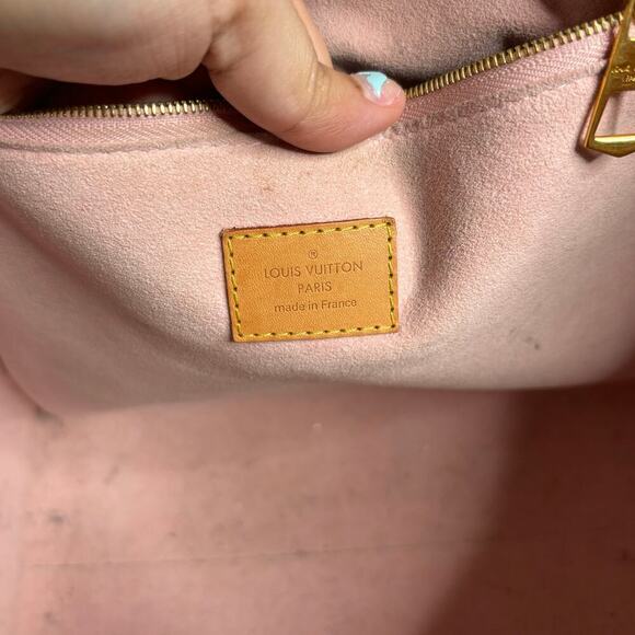 Louis Vuitton Damier Azur Propriano Tote Bag Rose Ballerine - Picture 7 of 8